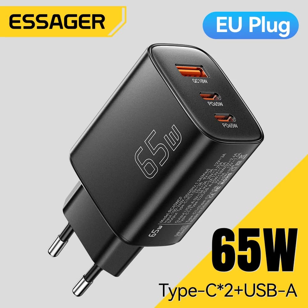 65W GaN USB-C 충전기 (Quick Charge 4.0 지원)