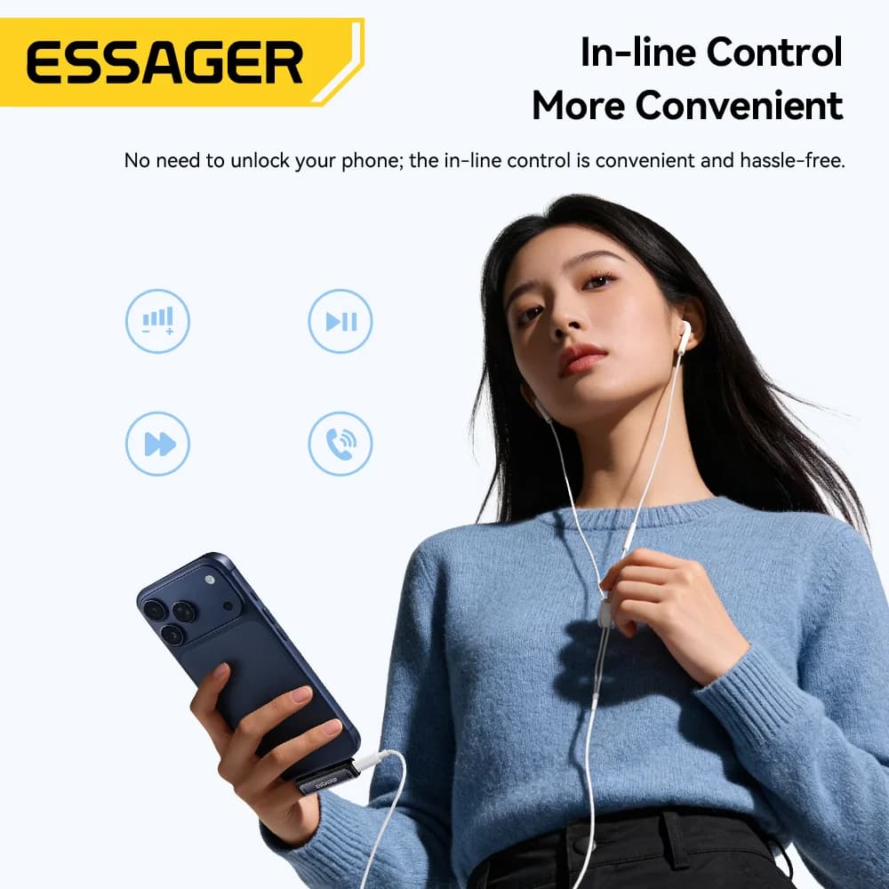 USB-C to 3.5mm 오디오 및 충전 어댑터