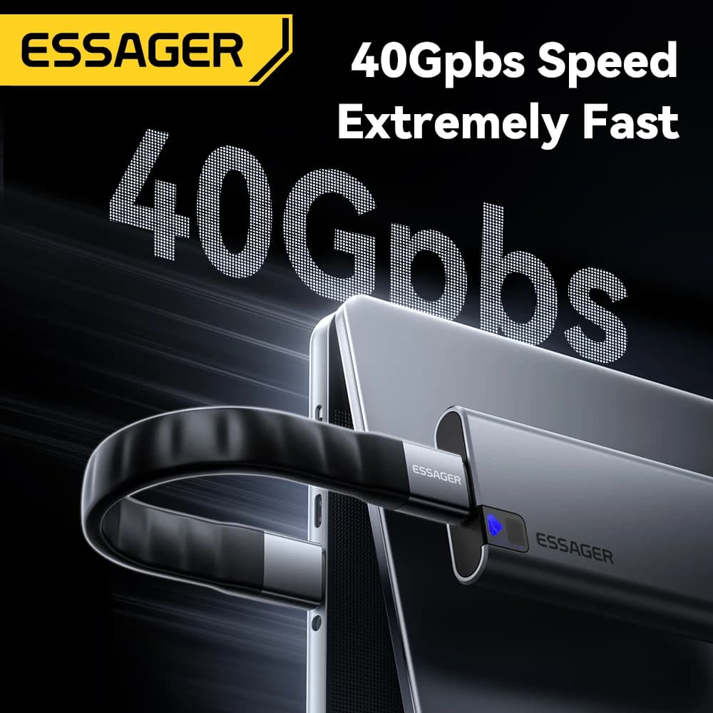 USB 4.0 Type-C 케이블, 240W PD, 8K 영상