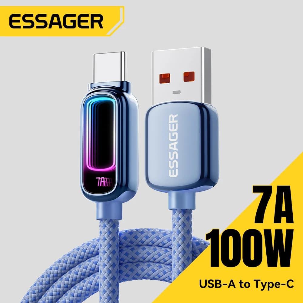 7A 100W PD 고속 충전 USB-C 케이블