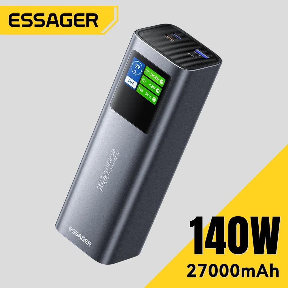 27000mAh 보조배터리, 140W PD 3.1 고속 충전