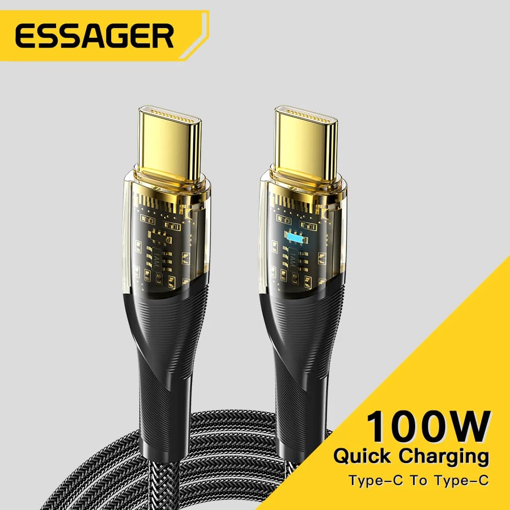 100W USB-C to USB-C PD 고속 충전 케이블