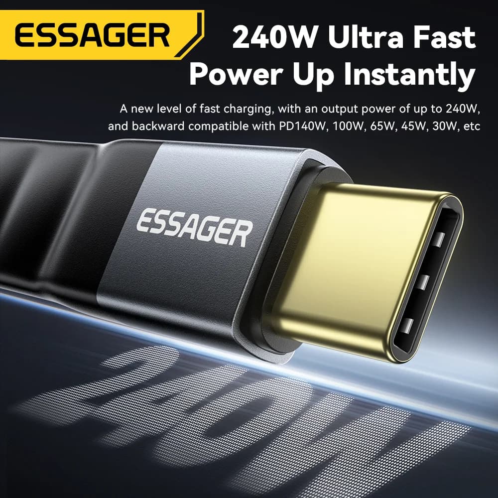 USB 4.0 Type-C 케이블, 240W PD, 8K 영상