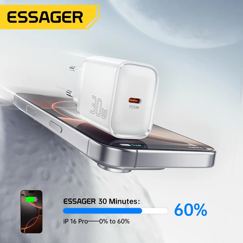 30W 미니 USB-C PD 고속 충전기