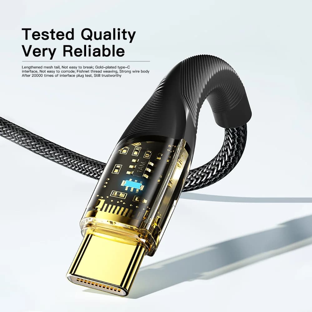100W USB-C to USB-C PD 고속 충전 케이블