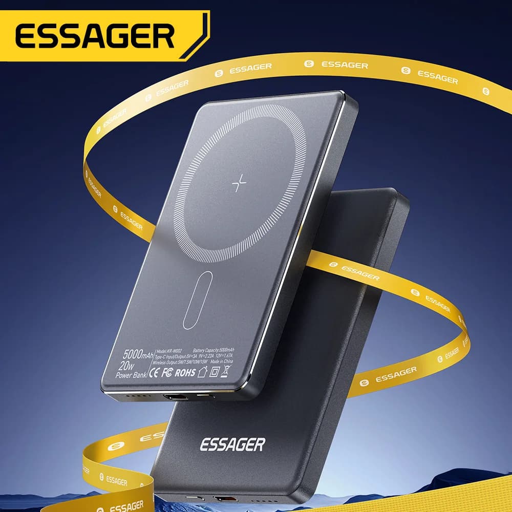 5000mAh 자석형 무선 보조배터리 20W