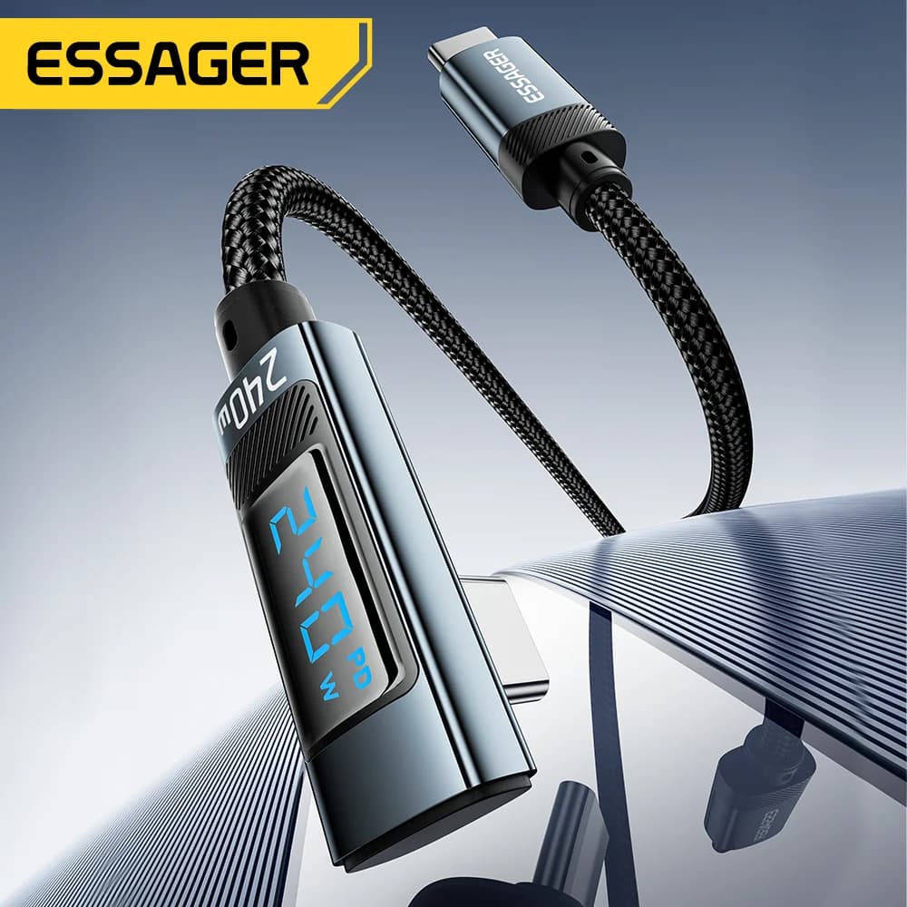 240W 90도 각도 USB-C to USB-C 케이블