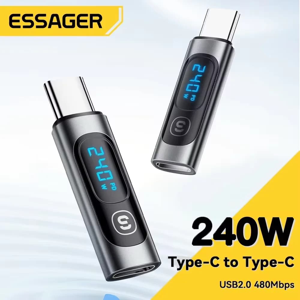디지털 디스플레이가 있는 USB-C to USB-C OTG 어댑터