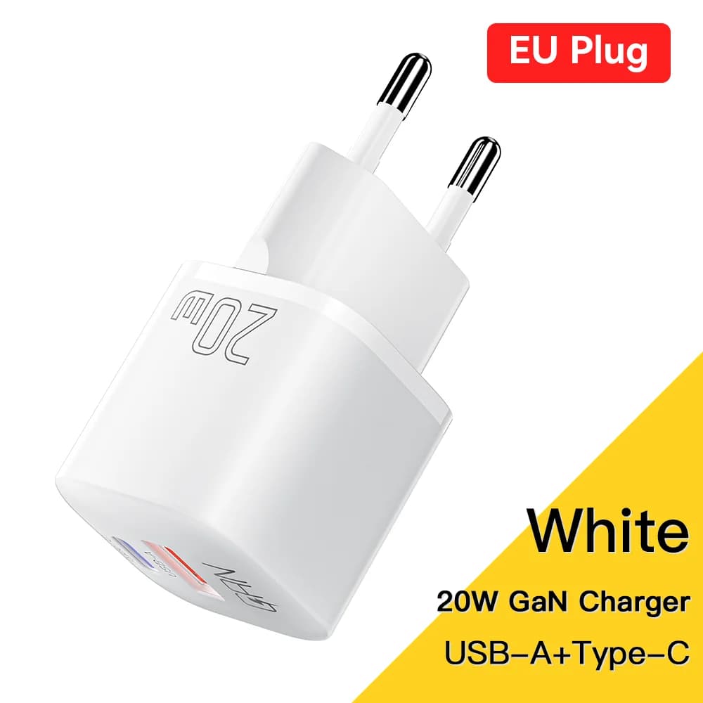 20W GaN USB-C PD 고속 충전기