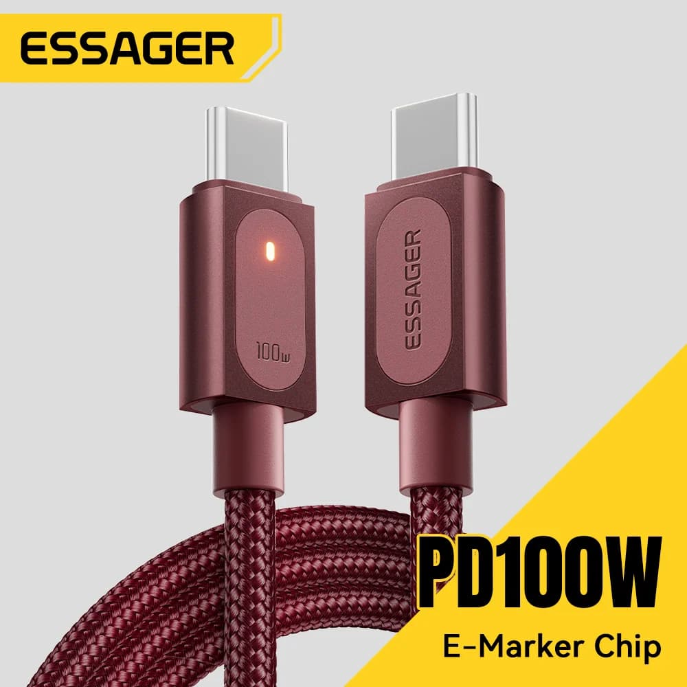 100W USB-C to USB-C 고속 충전 케이블