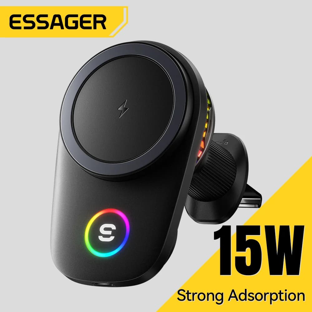 MagSafe 호환 자석식 에어벤트 차량용 폰 거치대