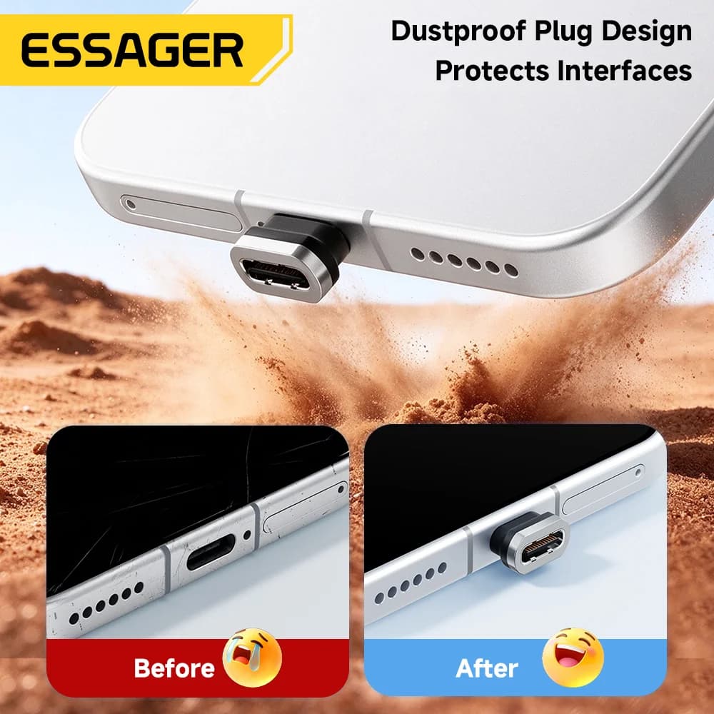 100W 7A 자석형 USB-C 고속 충전 케이블