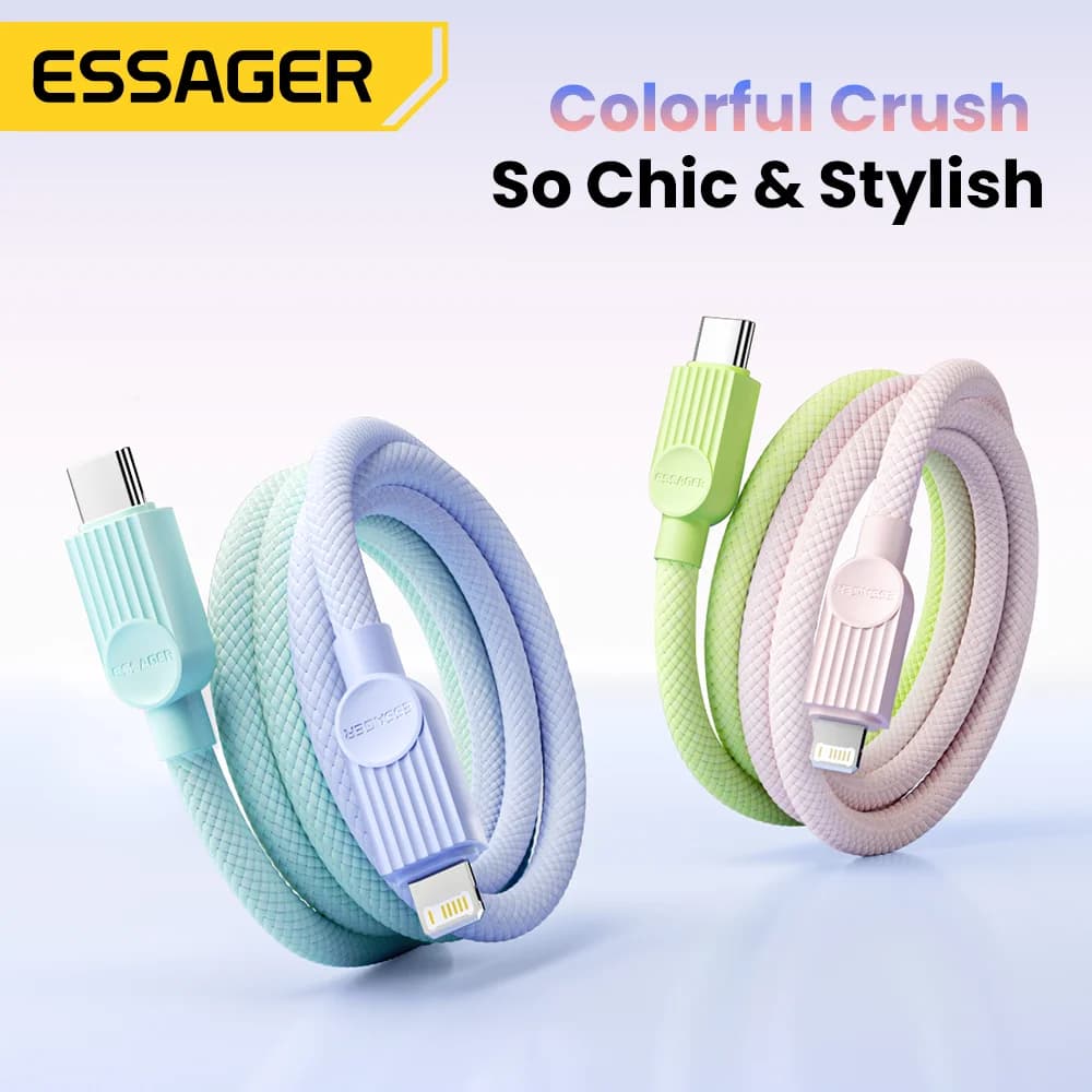 컬러 USB-C to Lightning 케이블, 29W PD