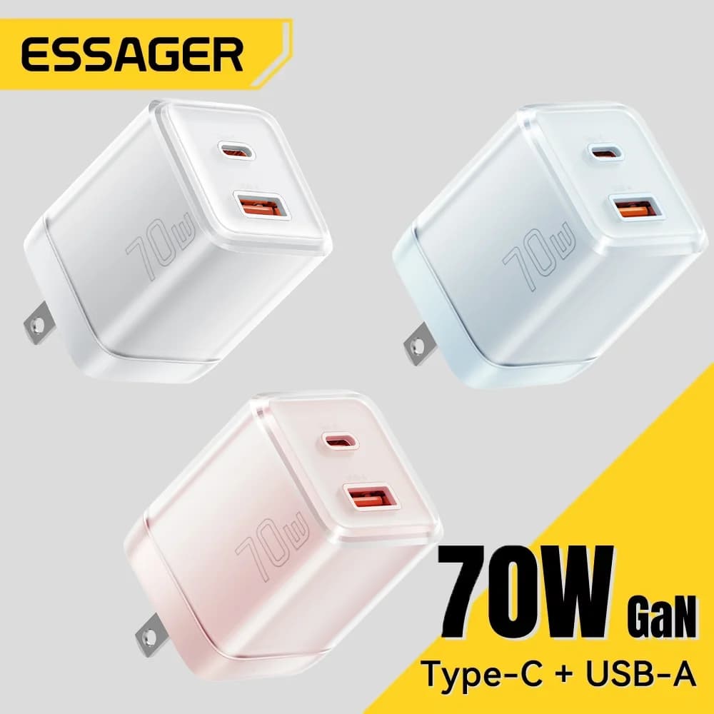 70W GaN USB-C PD 3.0 고속 충전기
